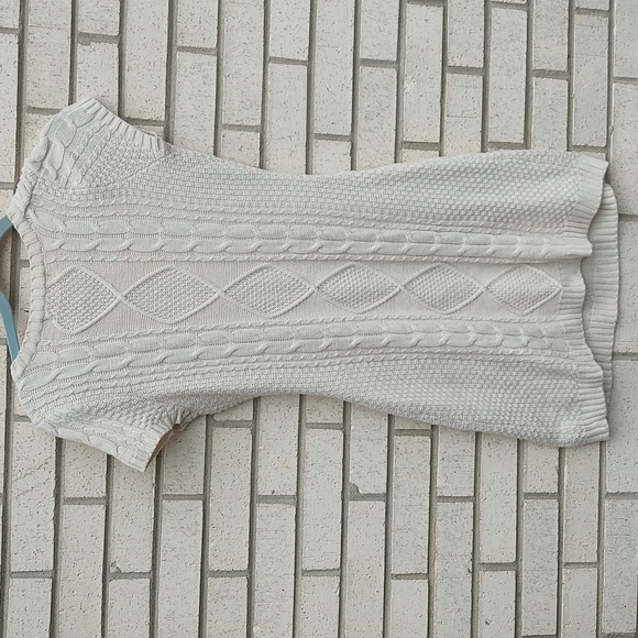 White Sweater Dress - Picture 7 of 10